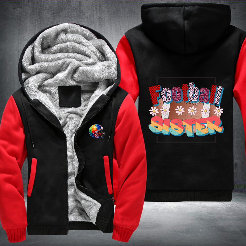 Football Sister Fleece Hoodies Jacket