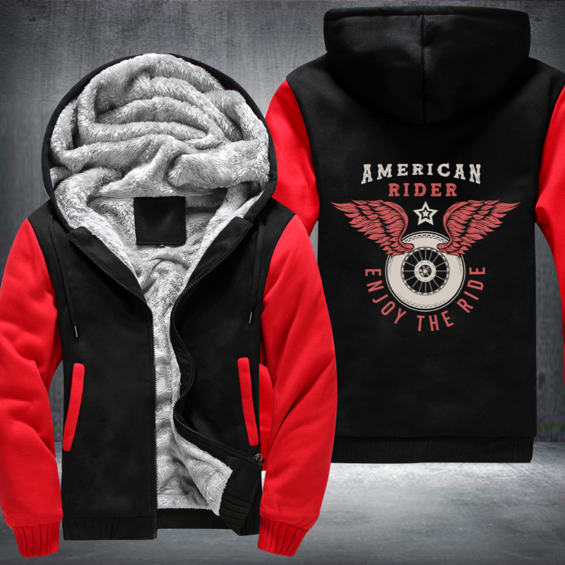 American Rider Enjoy The Ride Fleece Hoodies Jacket