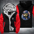 Animal Hiphop Graphic Flog Fleece Hoodies Jacket