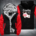 Cruelty Free Fleece Hoodies Jacket