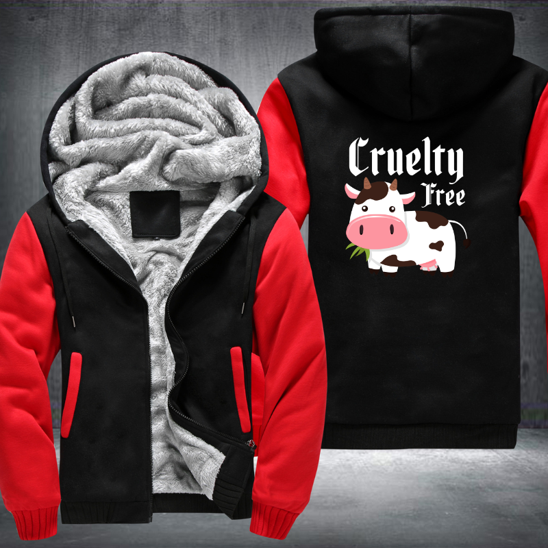 Cruelty Free Fleece Hoodies Jacket