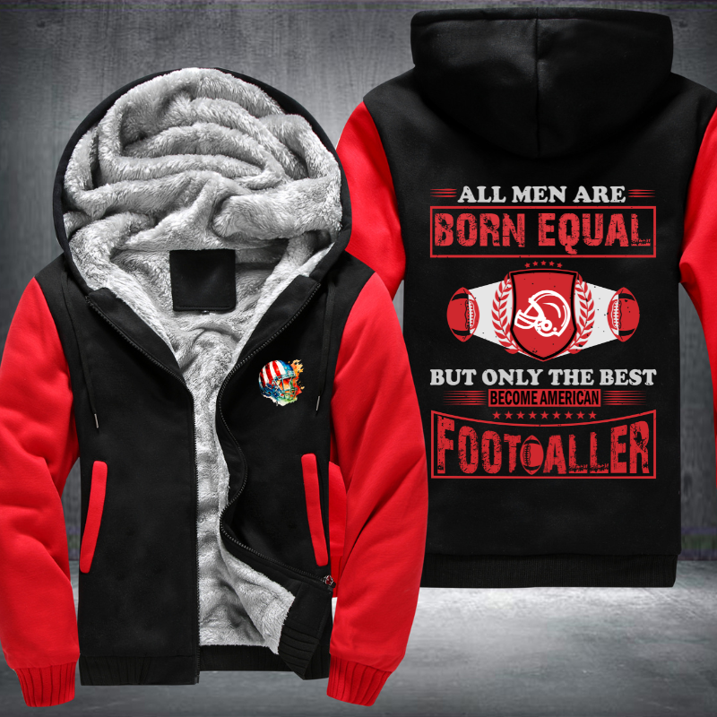 All men born equal American Fleece Hoodies Jacket