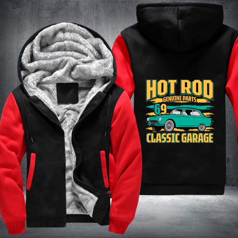 Hot rod genuine parts vintage Fleece Hoodies Jacket