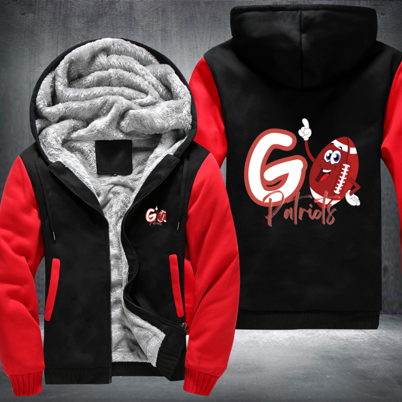 Go Patriots Fleece Hoodies Jacket