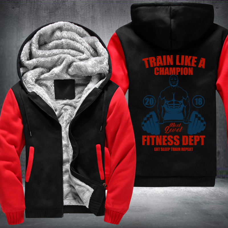 Train Like A Champion Fleece Hoodies Jacket
