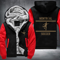 Soccer Lover City Montréal Fleece Hoodies Jacket