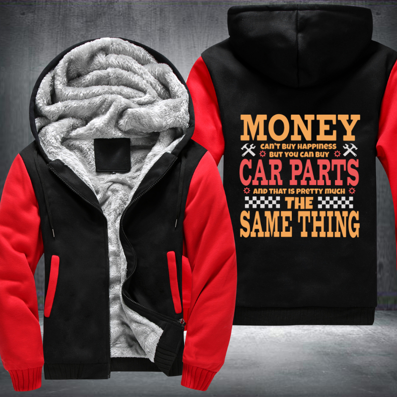 Money Can Buy Car Parts Auto Fleece Hoodies Jacket
