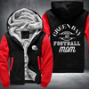 GREEN BAY WI Football mom Fleece Hoodies Jacket