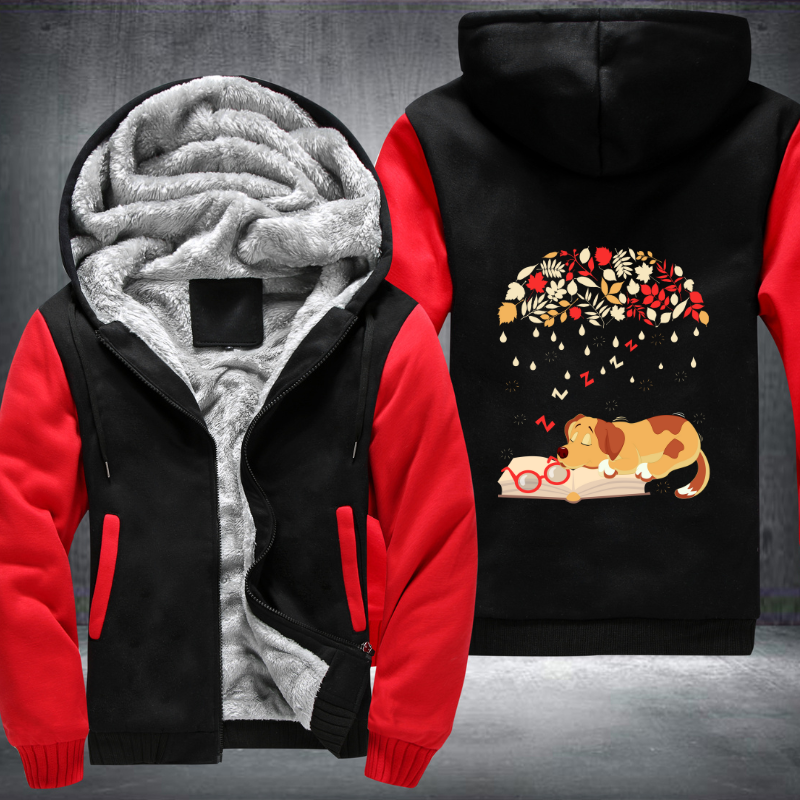 Sleep Dog Fleece Hoodies Jacket