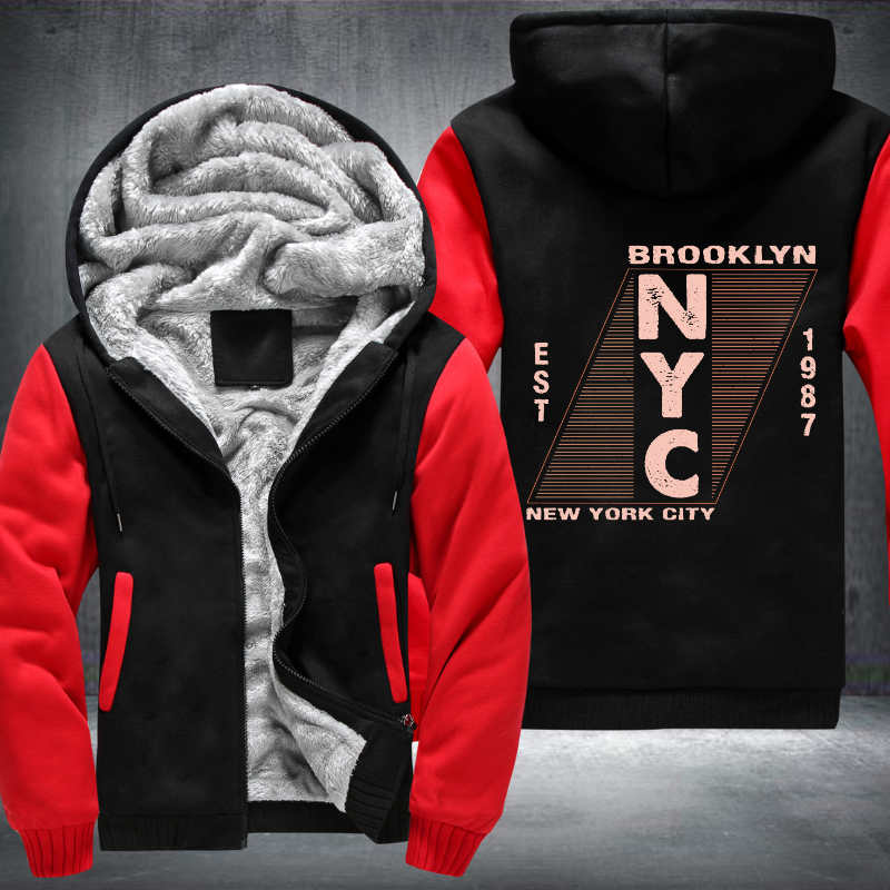 Brooklyn NYC Fleece Hoodies Jacket