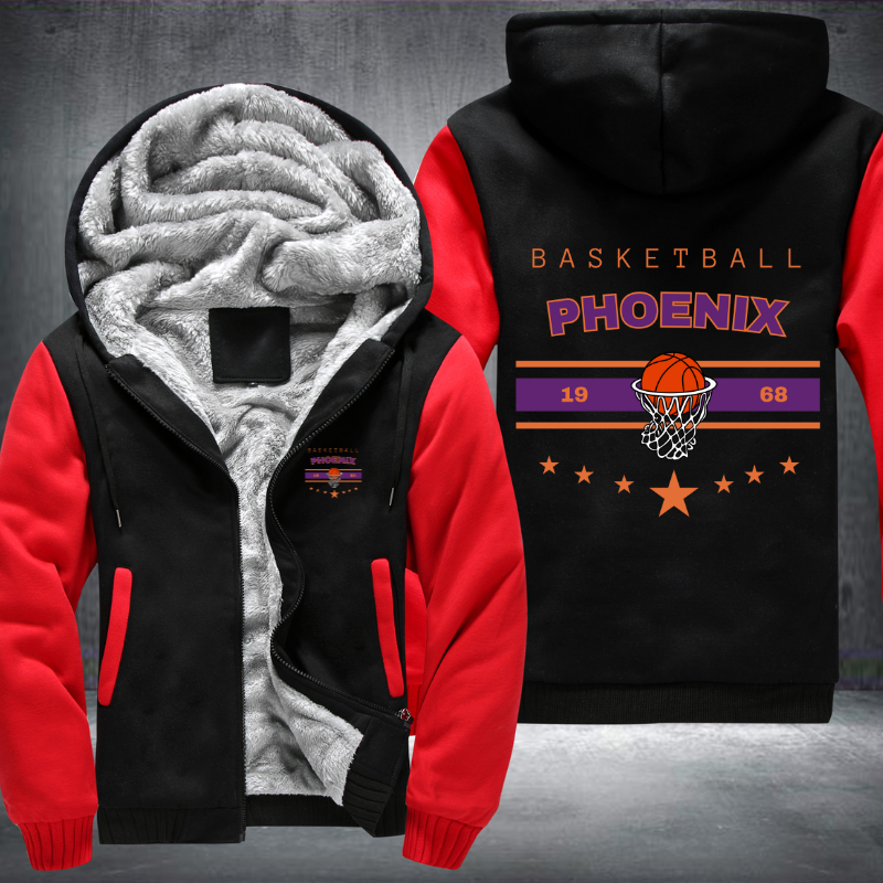 Vintage Basketball PHOENIX 1968 Fleece Hoodies Jacket