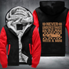 Never Underestimate An Old Man with a Mini Fleece Hoodies Jacket
