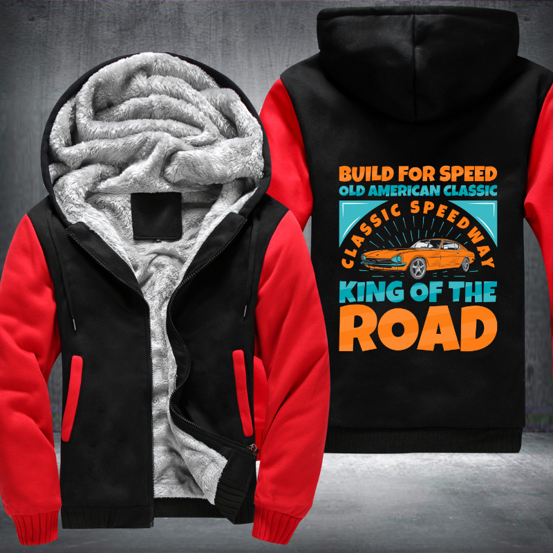 Build for speed old classic Fleece Hoodies Jacket