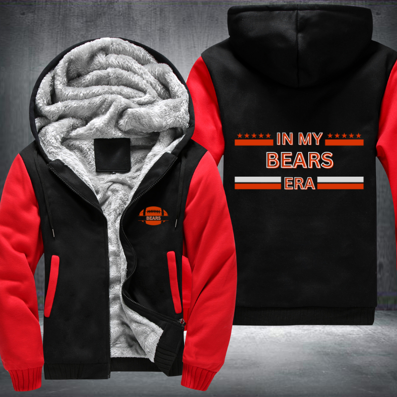 In My Football Era Game Day Bears Fleece Hoodies Jacket