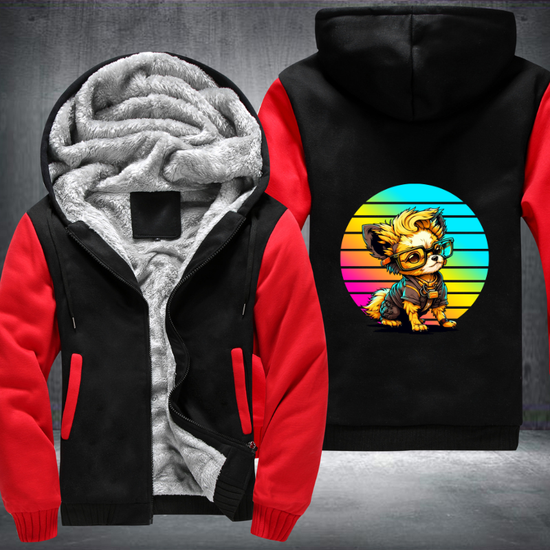 Good Dog Fleece Hoodies Jacket