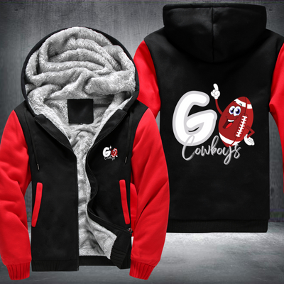 Go Cowboys Fleece Hoodies Jacket