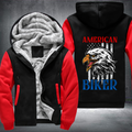 American Biker Fleece Hoodies Jacket