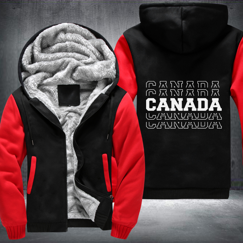 Canada Fleece Hoodies Jacket