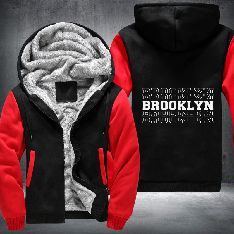 Patriotic USA State Brooklyn Fleece Hoodies Jacket