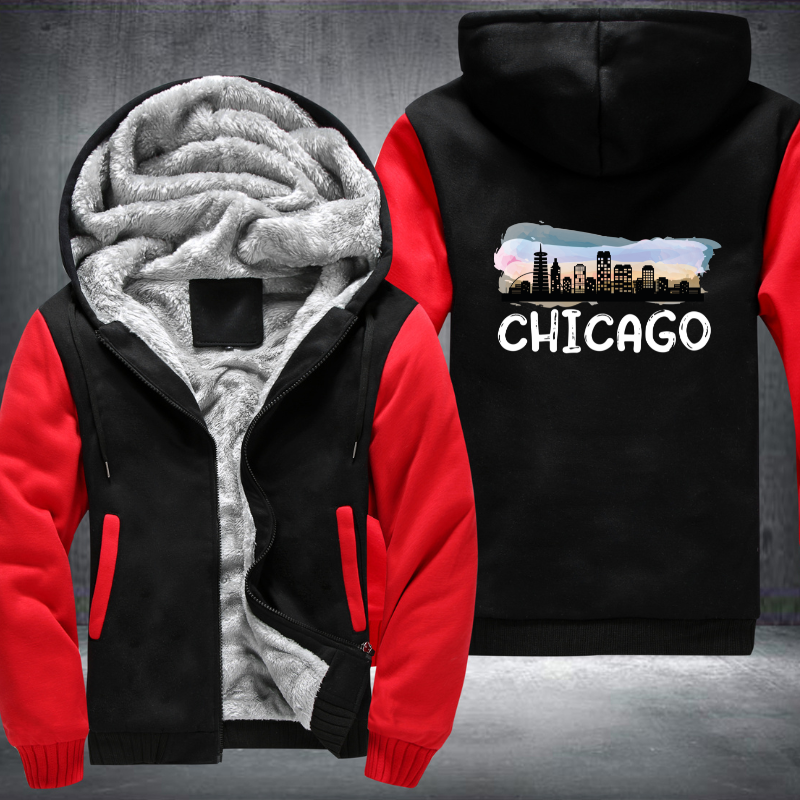 Chicago Fleece Hoodies Jacket