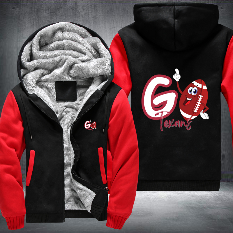 Go Texans Fleece Hoodies Jacket