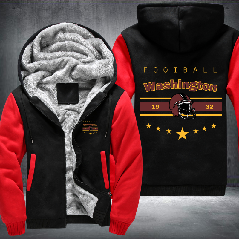 Vintage Football Washington 1932 Fleece Hoodies Jacket