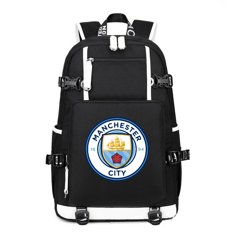 Manchester City Printing Canvas Backpack