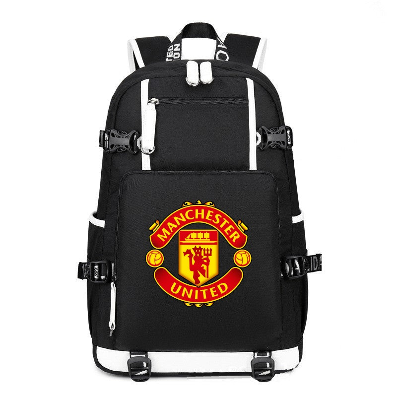 Manchester United Printing Canvas Backpack