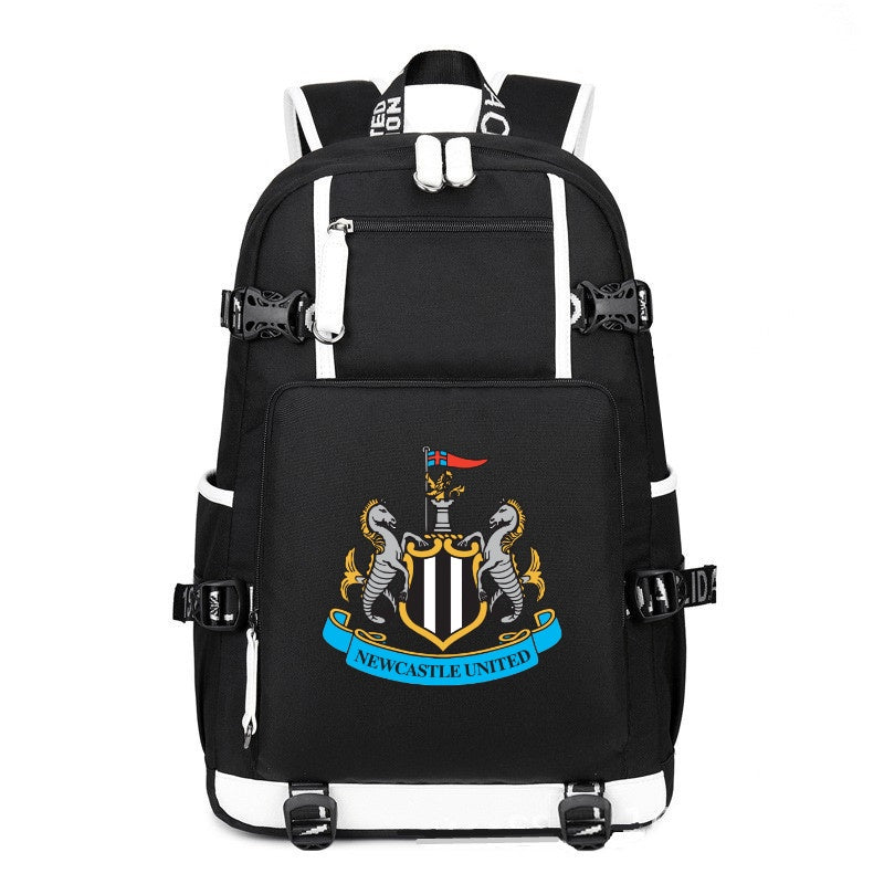 Newcastle United Printing Canvas Backpack