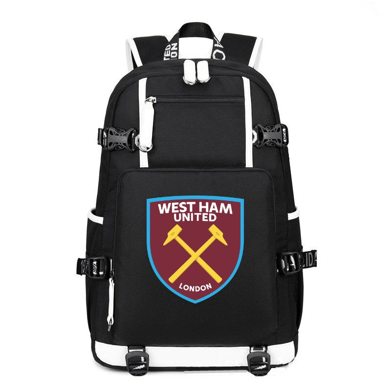 West Ham United Printing Canvas Backpack