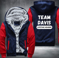 Team DAVIS Lifetime Member Family Fleece Hoodies Jacket