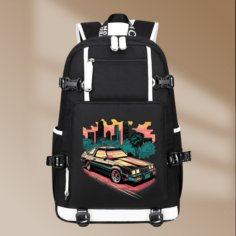 Chevrolet Monte Carlo SS 1983 Printing Canvas Backpack