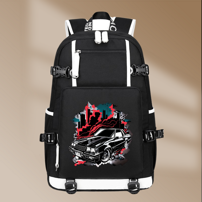 Chevrolet Monte Carlo SS 1983 Design Printing Canvas Backpack