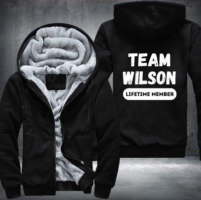 Team WILSON Lifetime Member Family Fleece Hoodies Jacket