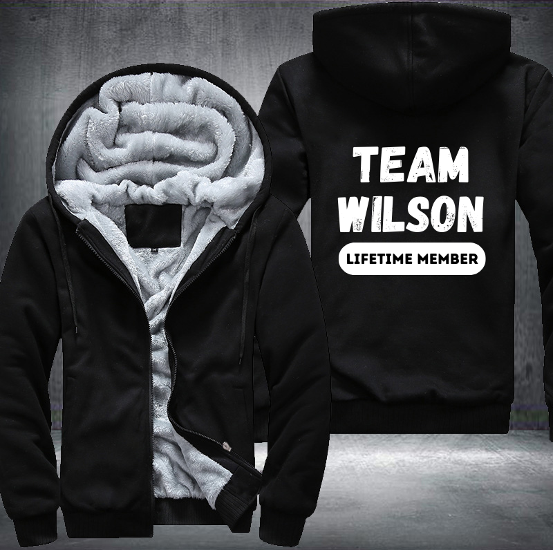 Team WILSON Lifetime Member Family Fleece Hoodies Jacket