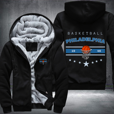 Vintage Basketball PHILADELPHIA 1946 Fleece Hoodies Jacket