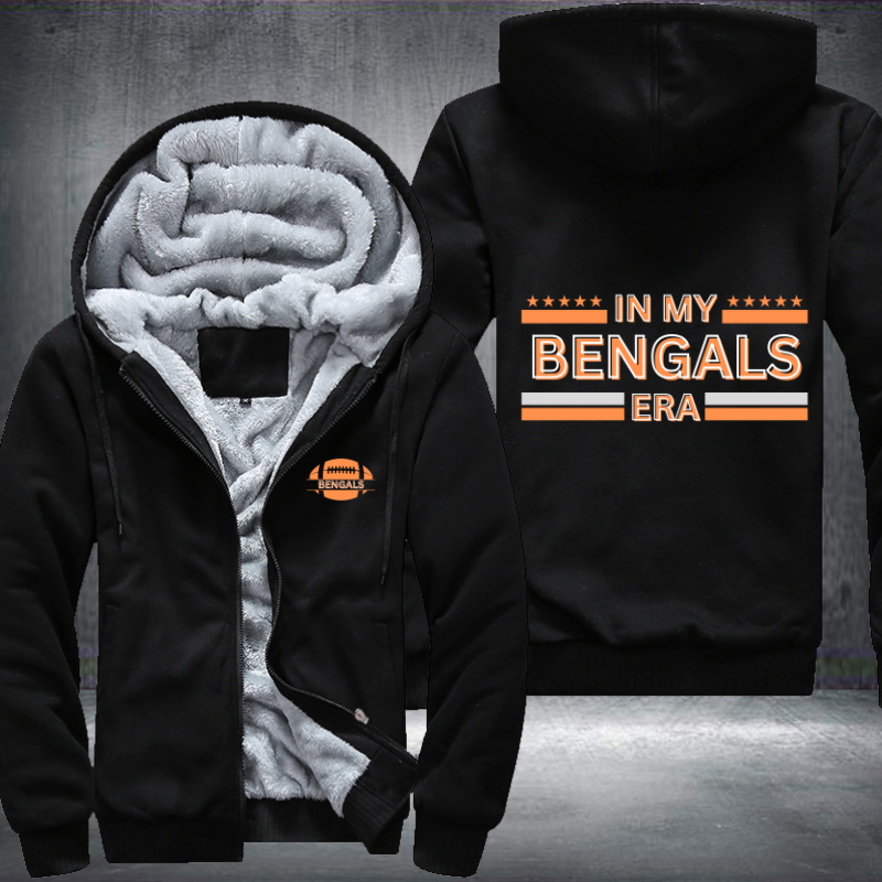 In My Football Era Game Day Bengals Fleece Hoodies Jacket