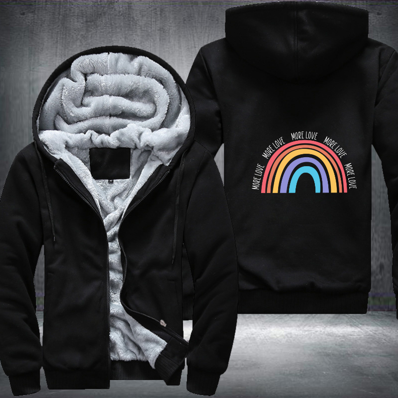 More Love Fleece Hoodies Jacket