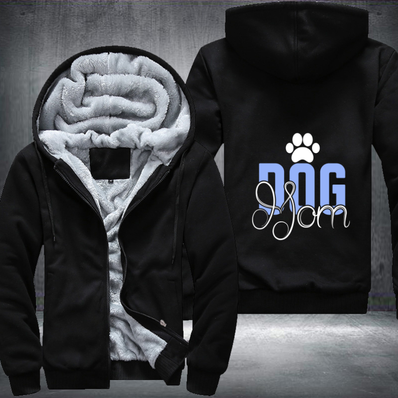 dog mom design Fleece Hoodies Jacket