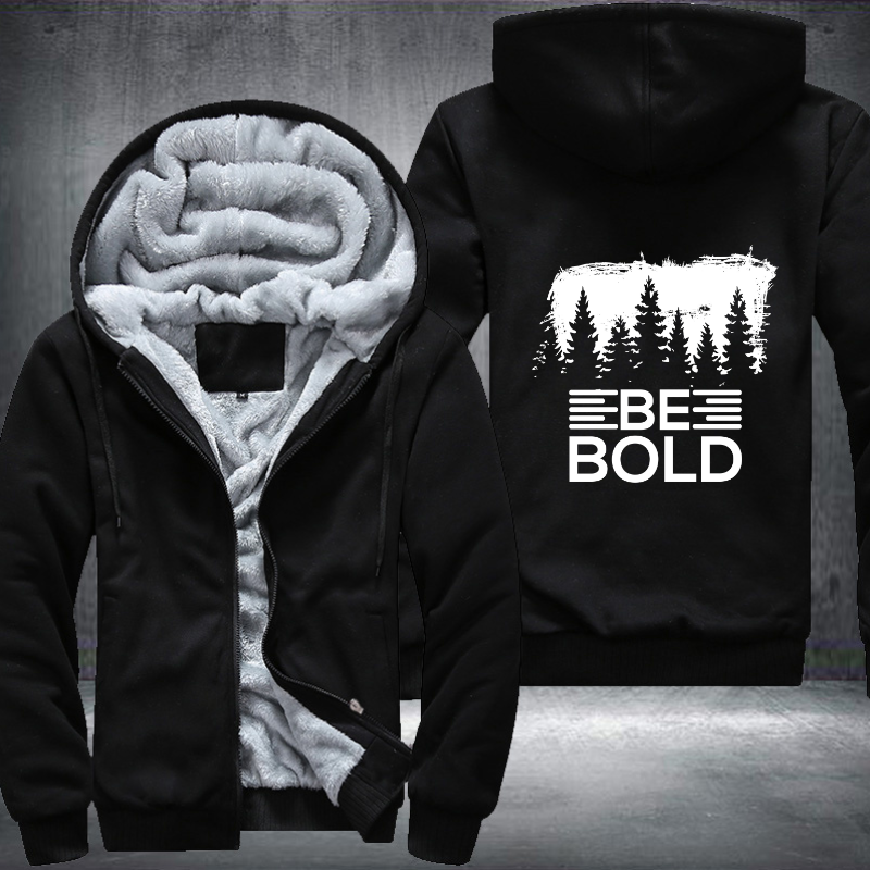 Be bold Fleece Hoodies Jacket