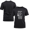 Jesus The Way Truth Life Cute Cotton Black Short Sleeve T-Shirt