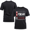 Japan Streetwear Tokyo Urban Style Cotton Black Short Sleeve T-Shirt