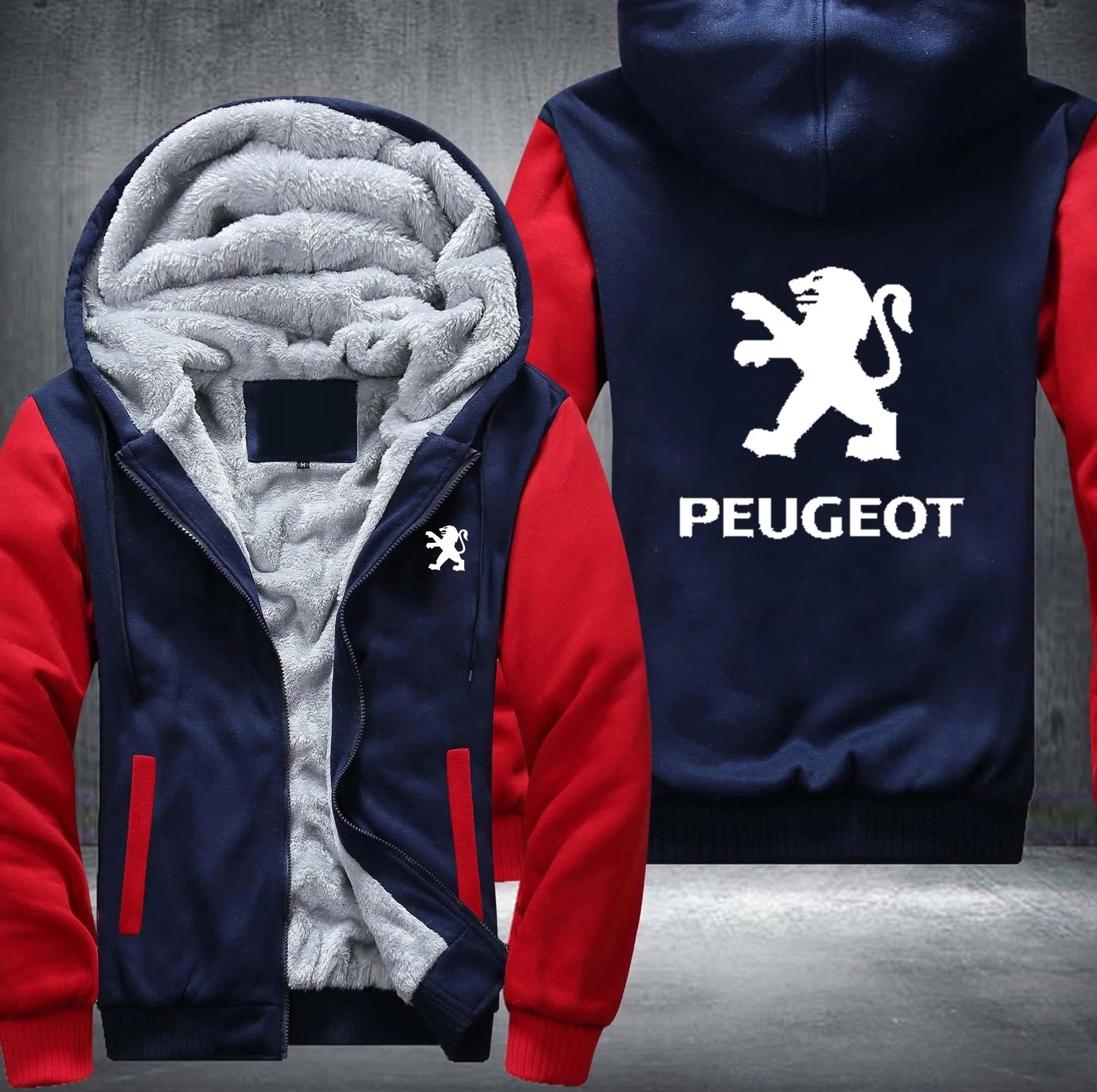 P.E.U.G.E.O.T Fleece Hoodies Jacket