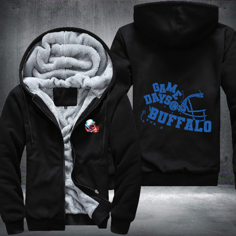 Game days in BUFFALO Fleece Hoodies Jacket