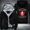 United States Firefighter We Run Towards The Flames Fleece Hoodies Jacket