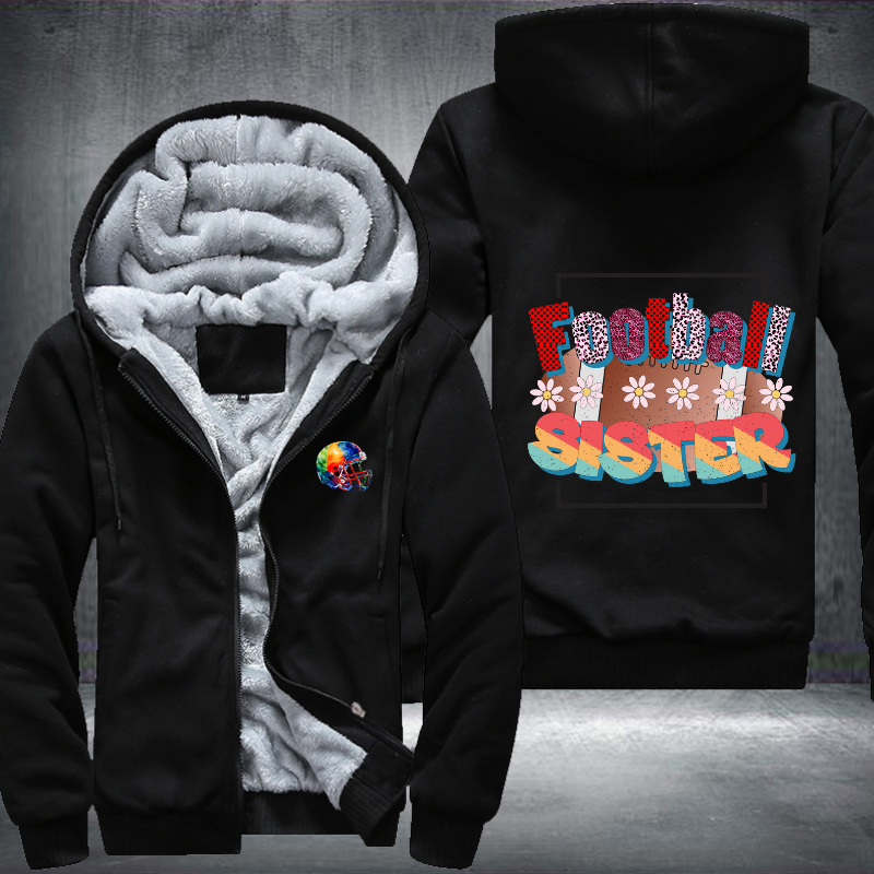 Football Sister Fleece Hoodies Jacket