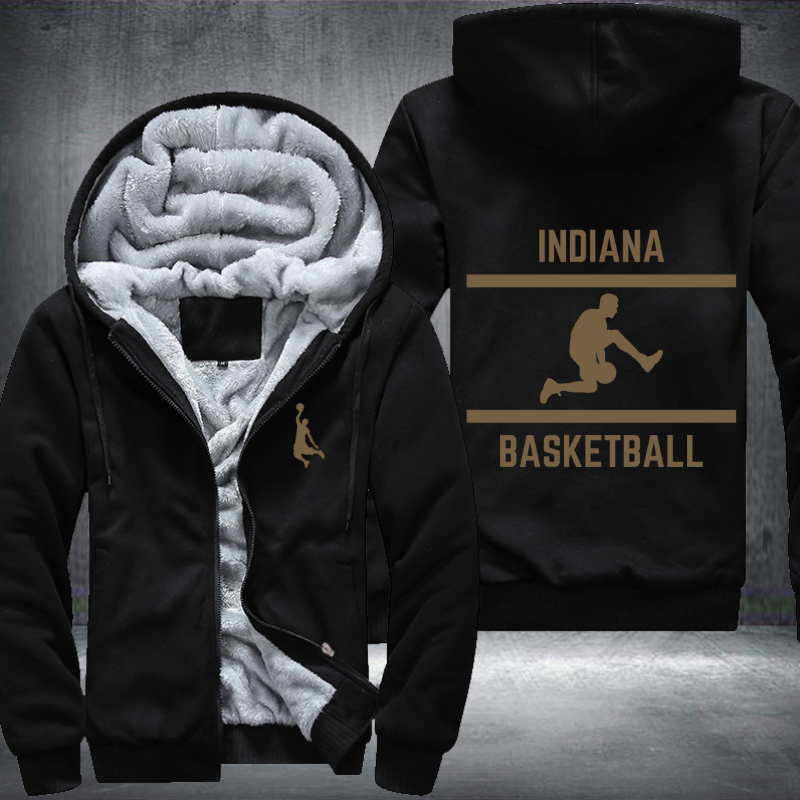 Basketball Lover City INDIANA Fleece Hoodies Jacket