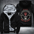 Skull Built for Speed Fleece Hoodies Jacket
