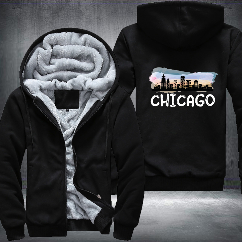 Chicago Fleece Hoodies Jacket