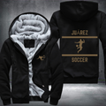 Mexico Soccer Lover Gold Juárez Fleece Hoodies Jacket